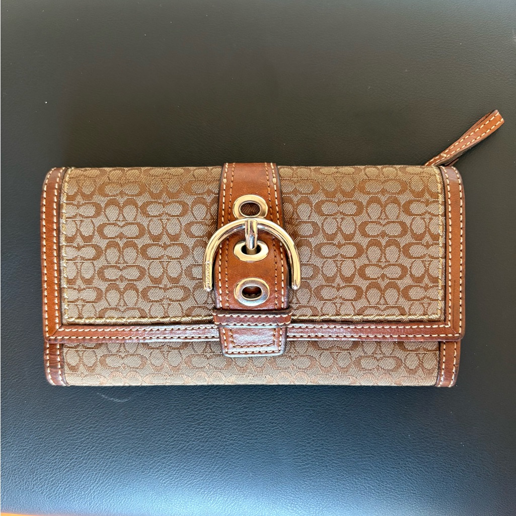 Coach Checkbook Wallet Soho